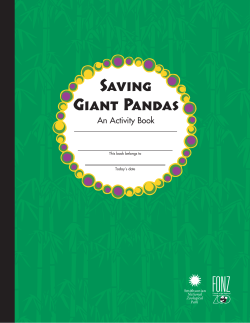 Saving Giant Pandas
