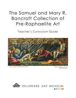 The Samuel and Mary R. Bancroft Collection of Pre