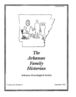 The Arkansas Family Historian - Arkansas Genealogical Society