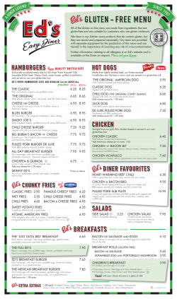 hot dogs ed`s diner favourites hamburgers fries on the