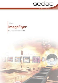ImageFlyer User Manual - Sedao Digital Signage