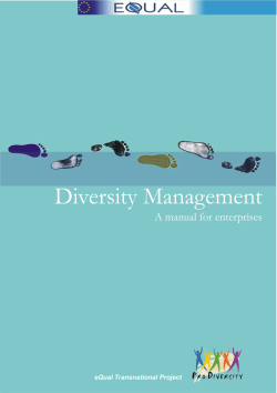 DIVERSITY MANAGEMENT GUIDE