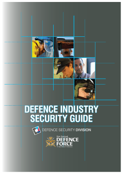 DEFENCE INDUSTRY SECURITY GUIDE