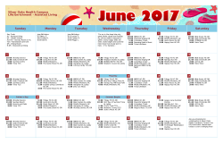 Silver Oaks Health Campus-calendar