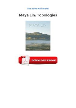 Online Free Ebooks Maya Lin: Topologies