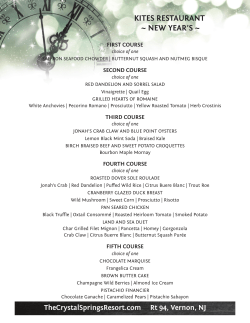 kites restaurant ~ new year`s