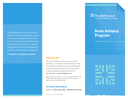 Brain Autopsy Program