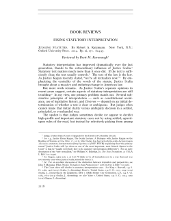 Fixing Statutory Interpretation