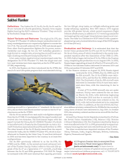 program dossier: sukhoi flanker