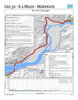 Leg 30 - 6.2 Miles - Moderate
