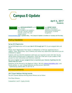 April 6, 2017 - Black Hills State University