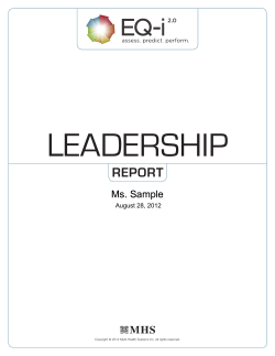 Leadership Report