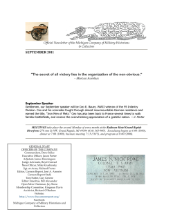 SEPTEMBER 2011 - The Cannon Report