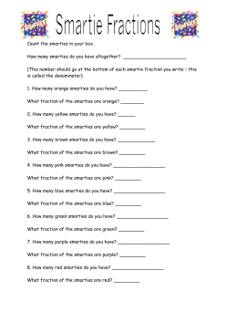 Count the smarties in your box.