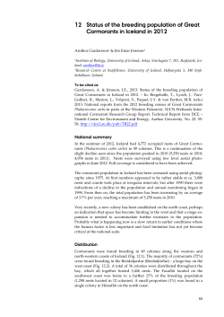 Technical Report from DCE, Aarhus University No. 22