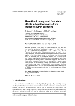 Mean kinetic energy and final state effects in liquid hydrogens from