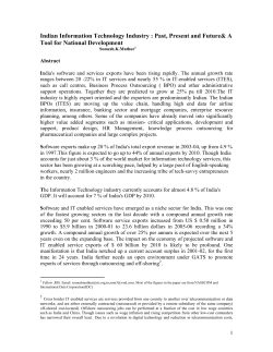 Indian Information Technology Industry