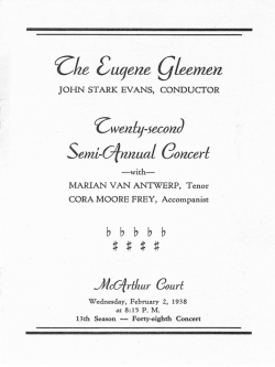 Concert Program 02/02/1938