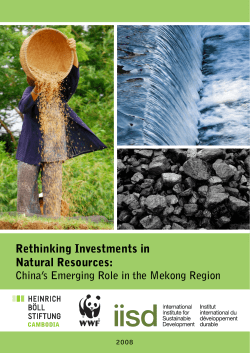 Rethinking Investments in Natural Resources - Heinrich-B&ouml;ll