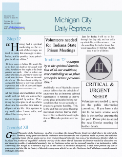 Daily Reprieve December 2011