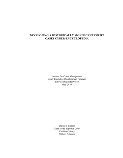 developing a historically significant court cases cyber