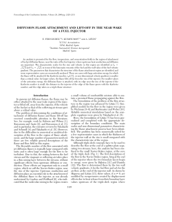 Diffusion Flame Attachment and Lift-off in the Near Wake of a Fuel