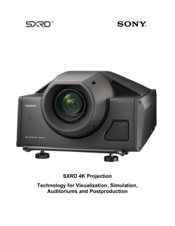 SXRD - Sony | Broadcast