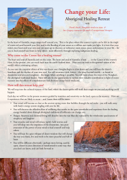 Aboriginal Healing