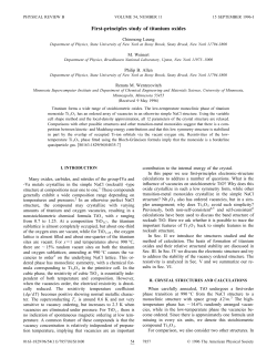 First-principles study of titanium oxides