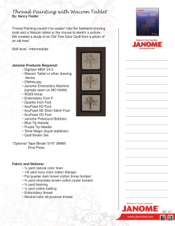 Thread Painting with Wacom Tablet