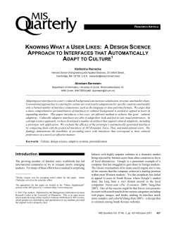 Knowing What a User Likes