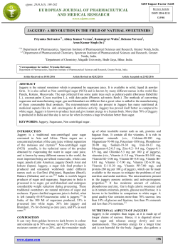 Full Text Article - European Journal of Pharmaceutical and Medical