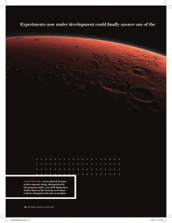 How to Search for Life on Mars