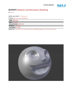 Blender Write Up - SCI