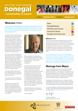 Ezine Issue 2 - Donegal County Development Board