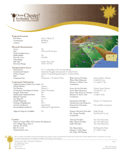 Property/Location Physical Characteristics