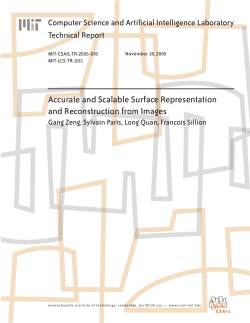 Accurate and Scalable Surface Representation and Reconstruction