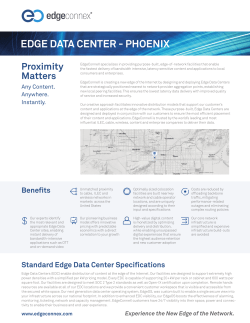 edge data center - phoenix