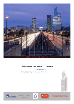 opening of first tower