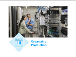 Chapter 10: Organizing Production