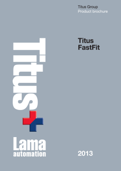 Titus FastFit Technology brochure
