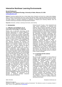 PDF - Electronic Journal of e