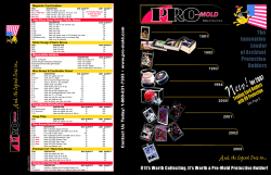 Contact Us T oday! 1-800-831-7303 &bull; www .pro