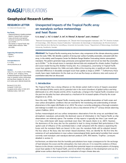 Unexpected impacts of the Tropical Pacific array on reanalysis