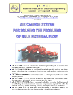 AIR CANNON SYSTEM consists of a mechanical