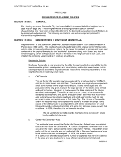 CENTERVILLE CITY GENERAL PLAN SECTION 12