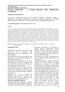 EXCESS MOISTURE - A MAJOR REASON WHY PRODUCING