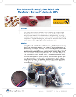 New Automated Panning System Helps Candy Manufacturer
