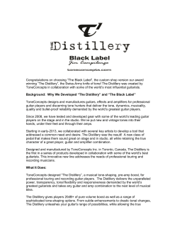 Congratulations on choosing &ldquo;The Black Label