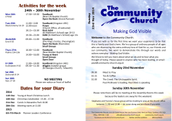 Newsletter Sunday 23rd November web